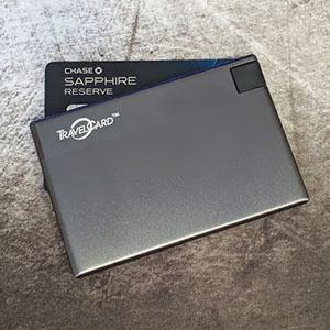 Commerce Team favorite credit card for scale.